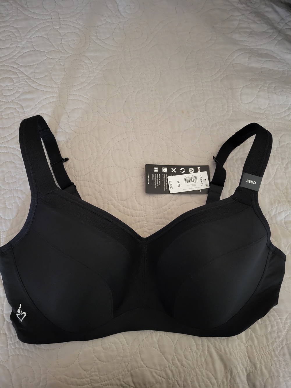 torrid Black Full-Coverage Support Bra